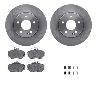R1 Concepts WFWH1-63061 E- Line Series Brake Rotor W/ Ceramic Brake Pads & Hdw